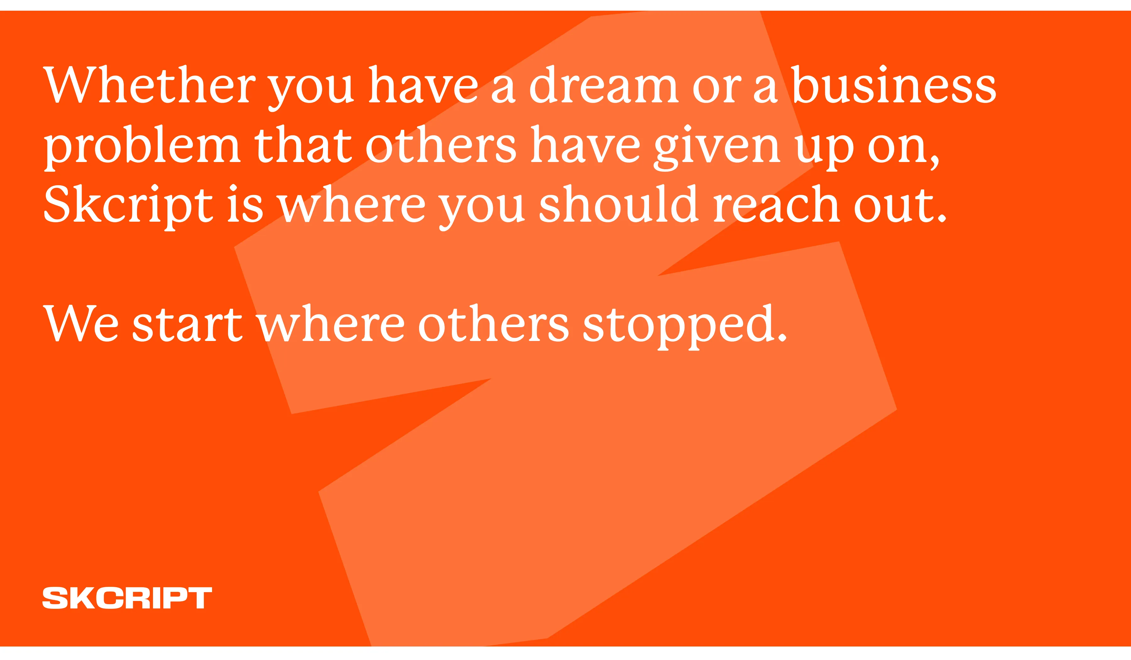 Skcript's new brand identity